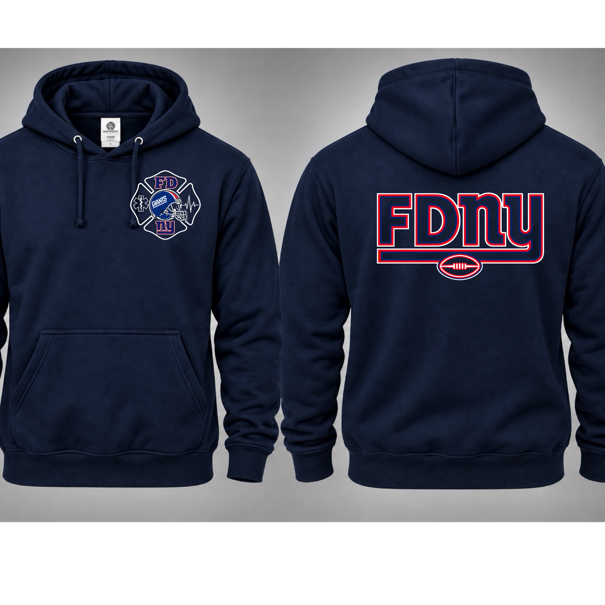 FDNY GIANTS FAN HOODIE
