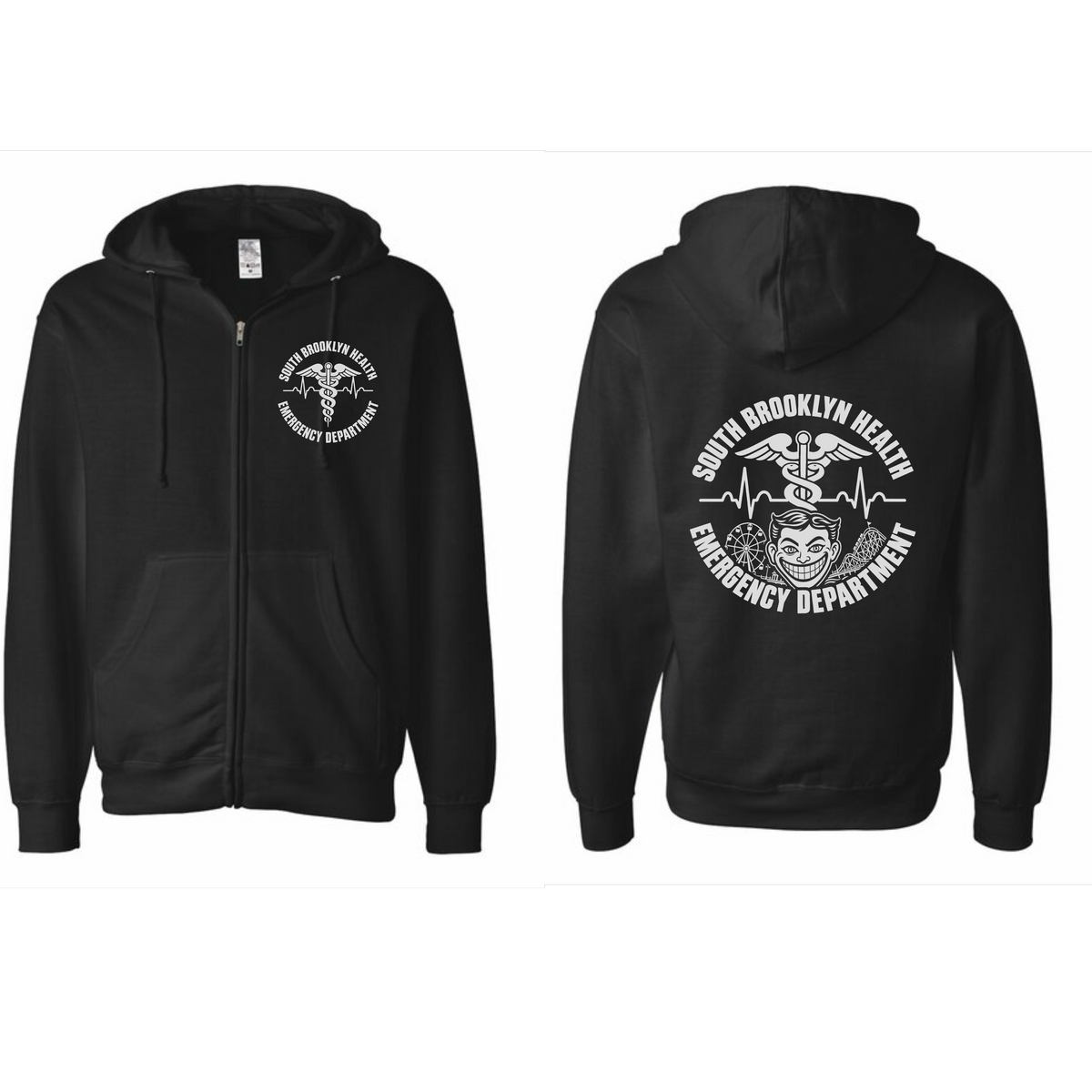 SBH Emergency Department full zipper hoodie