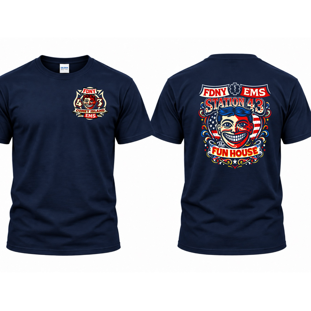 FDNY EMS station 43 Coney Island t shirt