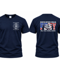 Station 20 flag bulldog t shirt