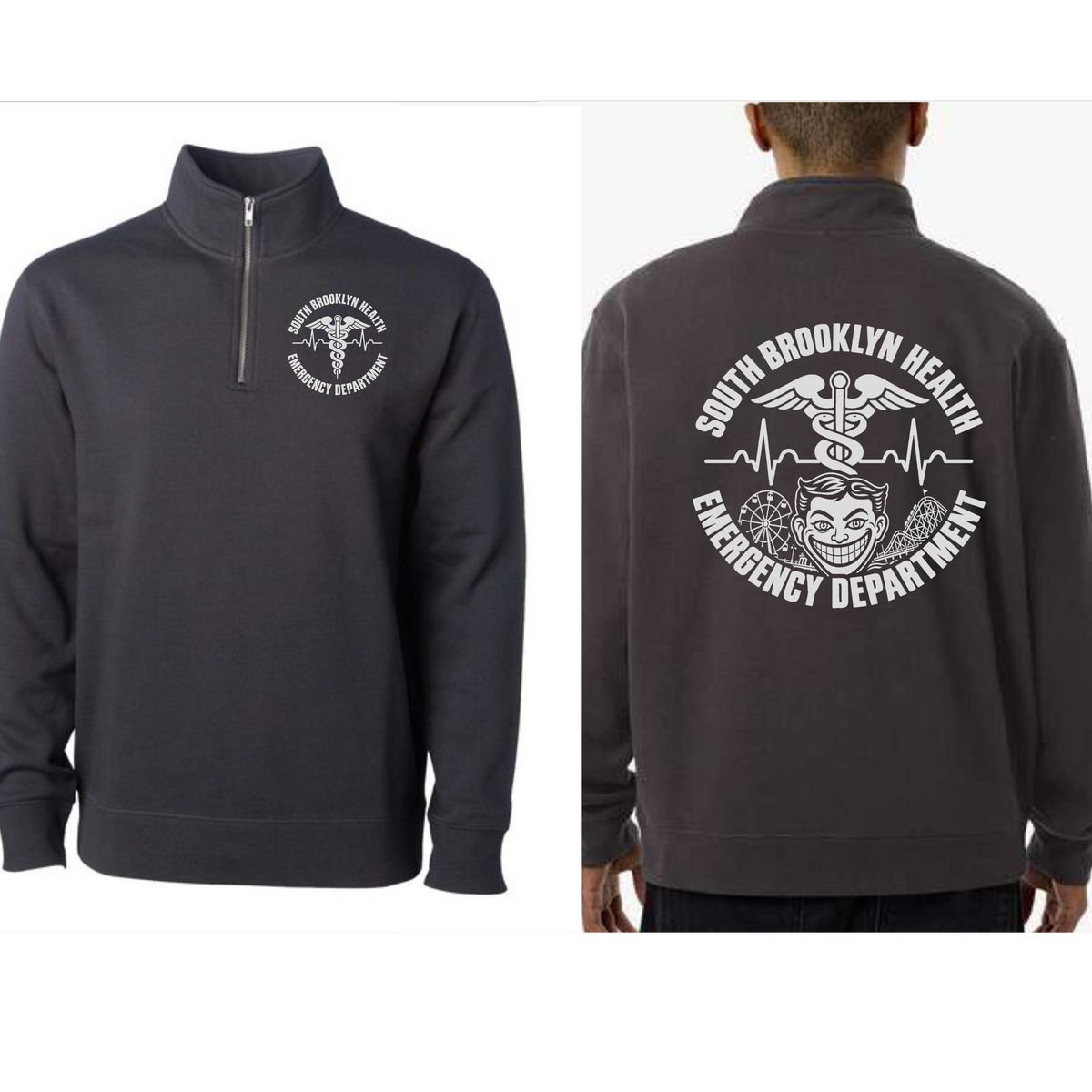 SBH Emergency Dept 1/4 zip sweatshirt