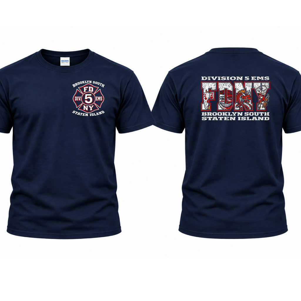 FDNY EMS DIV 5 t shirt