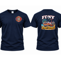 FDNY EMS Coney Island beach bing bong T shirt