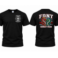 FDNY station 40 sunset park distressed flag t shirt