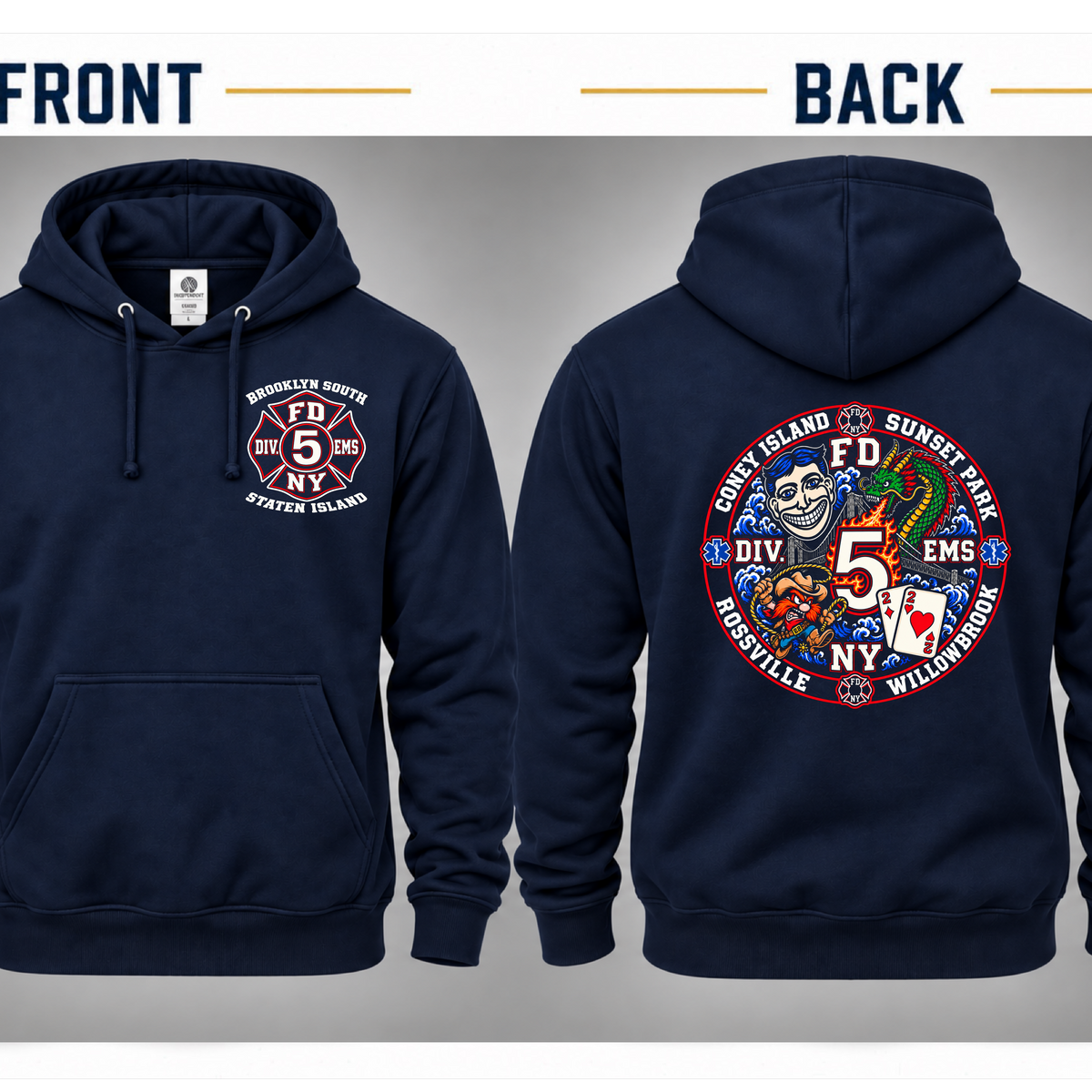 FDNY EMS DIV 5 hoodie