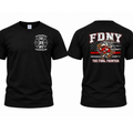 FDNY station 23 final frontier distressed flag T shirt